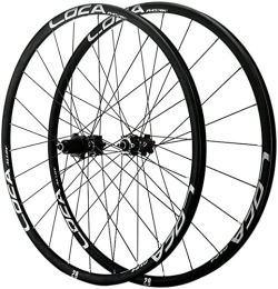 Amdieu Mountain Bike Wheel Amdieu Wheelset 26 / 27.5 / 29 Inch Mountain Bike Wheel Set, Cycling Wheels Quick Release Disc Brake 5-Claw Tower Base 12 Speed 26"*1.25~2.5" Size Tires road Wheel (Color : Black, Size : 26inch)