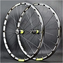 Amdieu Mountain Bike Wheel Amdieu Wheelset 26 / 27.5 / 29 Inch Mountain Bike Wheelset, 24 Holes Disc Brake 4 Palin Bearing Hub Quick Release with Straight Pull Hub 7-12 Speed road Wheel (Color : E, Size : 27.5inch)