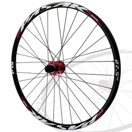 Asiacreate Spares Asiacreate 26 / 27.5 / 29" MTB Rear Wheel Quick Release Disc Brakes 24H Rim Mountain Bike Wheel 4 Sealed Bearings Hub Fit 8-12 Speed Cassette (Color : Red, Size : 26'')