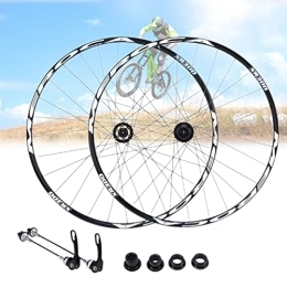 Asiacreate Spares Asiacreate 29 Inch MTB Bike Wheelset Thru Axle / Quick Release Disc Brake Rim 28H Sealed Bearing Hub Bicycle Wheelset For 8-11 Speed Cassette (Color : Black, Size : 29'')