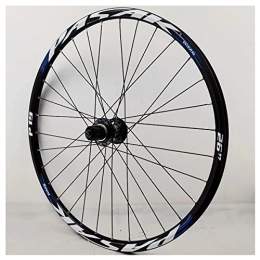 Asiacreate Mountain Bike Wheel Asiacreate Bicycle Wheel 26 27.5 29 Inch Mountain Bike Rear Wheel 24H Rim Quick Release Disc Brake For Shimano 8-12 Speed Wheel Hubs (Color : Blue, Size : 29'')