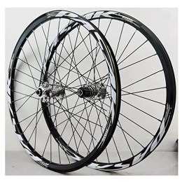 Asiacreate Spares Asiacreate Bicycle Wheelset 24 Inch Mountain Bicycle Wheel Set Quick Release 4 Bearings Disc Brake 32H Rim 8-12 Speed Cassette Hub (Color : G, Size : 24'')