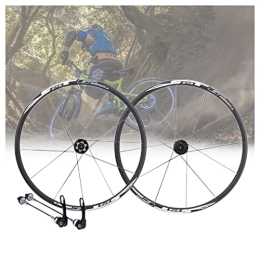 Asiacreate Spares Asiacreate Mountain Bike Wheel 26 / 27.5" Quick Release Rim Sealed Bearing Disc Brake Double Layer MTB Wheelset For 8-11 Speed (Color : Black, Size : 26'')