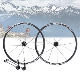 Asiacreate Spares Asiacreate Mountain Bike Wheelset 26'' 27.5 Inch MTB Disc Brake Quick Release Wheels Rim 24H Sealed Bearing Hub For 8 9 10 11 Speed Cassette (Color : Black, Size : 26'')