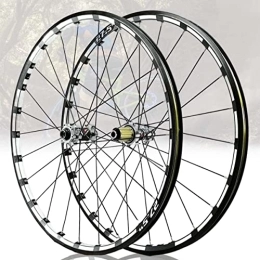 Asiacreate Spares Asiacreate Thru Axle Bike Wheelset 26'' 27.5'' 29'' Mountain Bicycle Front Rear Wheel Set Double Layer Disc Brake 24-Hole Straight-Pull Hub For 7 8 9 10 11 12 Speed (Color : Titanium, Size : 29IN)