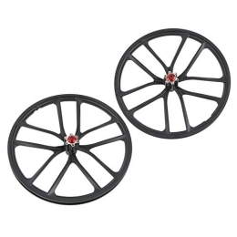 Astibym Spares Astibym Casette Wheel Set, Disc Brake Wheel Combo Stable Performance Stylish for Mountain Bike for 20in