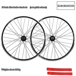 ASUD Mountain Bike Wheel ASUD 20 Inch Bike Wheelset, Cycling Wheels Mountain Bike Disc Brake Wheel Set Quick Release Palin Bearing
