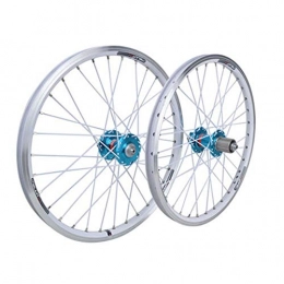 ASUD Spares ASUD 20 Inch Bike Wheelset, Cycling Wheels Mountain Bike Disc Brake Wheel Set Small wheel folding bicycle four Palin wheel set