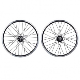 ASUD Spares ASUD 20-inch MTB Mountain Bike Wheelset Wheels aluminum alloy quick release V brake wheel single wheel hub