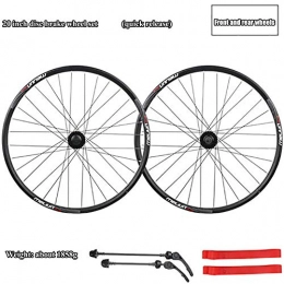 ASUD Spares ASUD 20 inches Rim Rear Wheel, Disc brake wheel, Quick release, Split mountain bike wheel