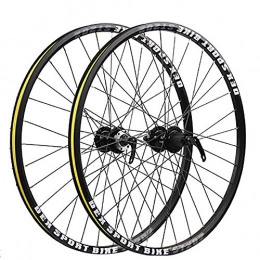 ASUD Spares ASUD 26 Inch Bike Wheelset, Bicycle front and rear wheels ST202