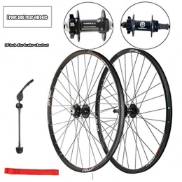 ASUD Spares ASUD 26 Inch Bike Wheelset, Cycling Wheels Mountain Bike Disc Brake Wheel Set