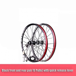 ASUD Spares ASUD 26 Inch Bike Wheelset, Cycling Wheels Mountain Bike Disc Brake Wheel Set Quick Release Palin Bearing 7 / 8 / 9 / 10 Speed 6 Palin