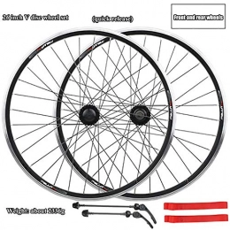 ASUD Mountain Bike Wheel ASUD 26 Inch Bike Wheelset, Cycling Wheels Mountain Bike Disc Brake Wheel Set Split mountain bike wheel