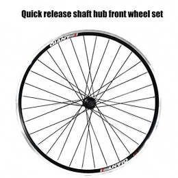 ASUD Mountain Bike Wheel ASUD 26 inch Silver Front Mountain Bike Wheel - Quick release drum front wheel set V brake mountain wheel set