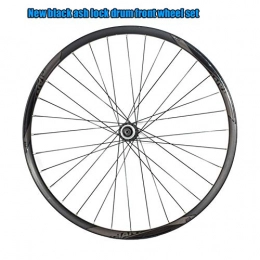 ASUD Mountain Bike Wheel ASUD 27.5 inch Front Mountain Bike Wheel New black ash lock drum front wheel set
