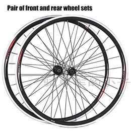 ASUD Spares ASUD Bike Wheelset, Cycling Wheels Mountain Bike Road wheel group bicycle front and rear wheels Card fly front and rear wheel set (1 pair)