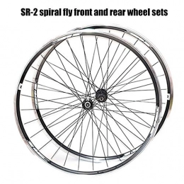 ASUD Spares ASUD MTB Mountain Bike Bicycle Wheels Wheelset Rims Road wheel group bicycle front and rear wheels SR-2 front and rear wheel sets (1 pair)