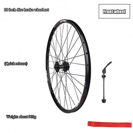 ASUD Spares ASUD Rim Front Wheel Disc brake split mountain bike wheel Quick release (26 Inch)