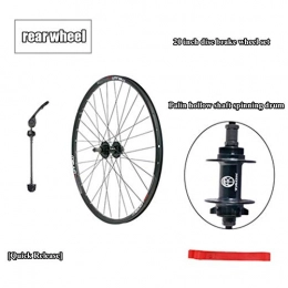 ASUD Spares ASUD Rim Rear Wheel Disc brake wheel set 7 / 21 speed brake disc brakes split mountain bike wheel (20 inch)
