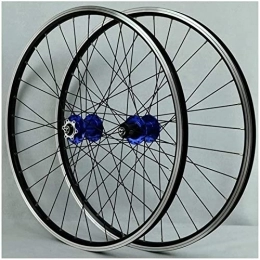 AWJ Spares AWJ 26 inch Bicycle Wheels Rear V-Brakes, Hollow Rim MTB Disc Brake Rapid Release 32 Holes 7 8 9 10 Speed ?Disc Wheel