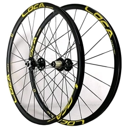 AWJ Spares AWJ Bicycle Wheelset Mountain Bike Wheels 26 / 27.5 / 29in, 24H MTB Rim Disc Brake Ultralight Quick Release 8 / 9 / 10 / 11 / 12 Speed Wheel
