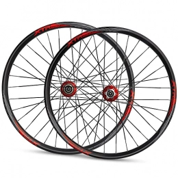 AWJ Spares AWJ Bike Wheels Mountain Bike Wheelset 26", Disc Brake Cycling Wheels for 7-11 Speed Cassette 32H Bicycle Wheels Quick Release 4-Claw Tower Base for 26x1.75-2.3 Tire