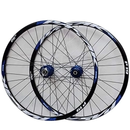 AWJ Spares AWJ MTB Bike Wheelset 26 / 27.5 / 29 Inch, Bicycle Front / Rear Wheel Disc Brake Cycling Wheels QR Double Wall Rims 32 Hole 7-11 Speed Wheel