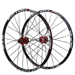 AZUOYI Mountain Bike Wheel AZUOYI 26 / 27.5 / 29 Inches, Carbon Fiber Mountain Wheel Set, Ultra-Light Palin Disc Brake Hub, 24H Aluminum Alloy Spokes, 9-11 Speed, 27.5