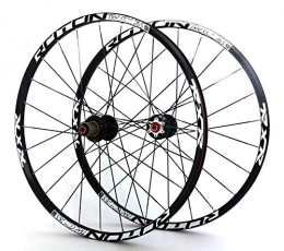 AZUOYI Mountain Bike Wheel AZUOYI Carbon Fiber Mountain Bike Wheel Set, 26 / 27.5 Inch Wheel Set, Ultra-Light Disc Brake Hub, 24H, 120 Sound, 9-11 Speed, 26