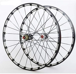 AZUOYI Mountain Bike Wheel AZUOYI Carbon Fiber Mountain Wheel Set, Ultra-Light F / 2, R / 5 Palin Disc Brake Hub, Straight-Pull Three-Sided CNC Aluminum Alloy Rim, 24H, 9-11 Speed, B, 27.5
