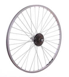 Baldwins Spares Baldwins 26" Alloy REAR Mountain Bike Wheel & 6 SPEED SHIMANO FREEWHEEL Bicycle MTB