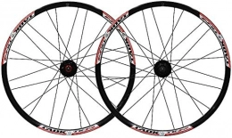 LIMQ Mountain Bike Wheel Bicycle Rim Set 24"MTB Wheel Double-walled Light Alloy Rim Tires 1.5-2.1" Disc Brake 7-11 Speed Palin Hub Fast Release 24H, B