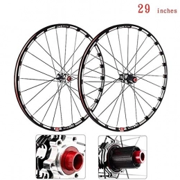 AIFCX Mountain Bike Wheel Bicycle Wheel, Mountain Bike Wheel Set 26 / 27.5 / 29 Inch Aluminum Alloy Wheel Double Wall Disc Brake Barrel Bearing, A-27.5inch