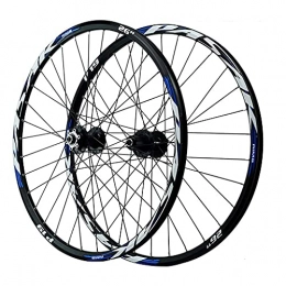 CWYP-MS Mountain Bike Wheel Bicycle Wheel Set, 26 / 27.5 / 29" Mountain Bike Wheelset Double Walled Aluminum Alloy MTB Rim Cycling Wheels 12 Speed Cassette 32H Quick Release 6 Nail Disc Brake (Color : C, Size : 27.5INCH)