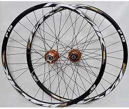 MGE Mountain Bike Wheel Bicycle Wheels, Wheel Disc Brake MTB Bike Wheel Set 26 Inch 27.5 Inch 29 Inch Card Wheel Mountain Bike (Color : A, Size : 29inch)