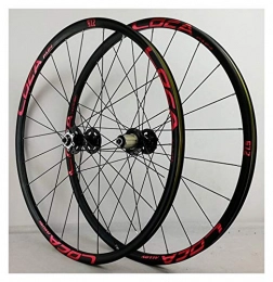 CHICTI Spares Bicycle Wheelset 26 27.5 29 In Mountain Disc Bike Wheel Double Layer Alloy Rim MTB Sealed Bearing QR 7 / 8 / 9 / 10 / 11 / 12 Speed 24H (Color : B, Size : 29in)