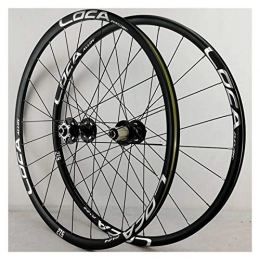 CHICTI Spares Bicycle Wheelset 26 27.5 29 In Mountain Disc Bike Wheel Double Layer Alloy Rim MTB Sealed Bearing QR 7 / 8 / 9 / 10 / 11 / 12 Speed 24H (Color : E, Size : 29in)