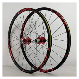 CHICTI Mountain Bike Wheel Bicycle Wheelset 26 27.5 29 In Mountain Disc Bike Wheel Double Layer Alloy Rim MTB Sealed Bearing QR 7 / 8 / 9 / 10 / 11 / 12 Speed 24H (Color : G, Size : 27.5in)