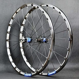 WRNM Mountain Bike Wheel Bicycle Wheelset 26 27.5 In MTB Mountain Bicycle Wheelset Double Wall Quick Release Straight Pull 4 Bearing Disc Brake Bike Rims Front Rear Wheels 7 8 9 10 11 12 Speeds (Color : G, Size : 27.5IN)