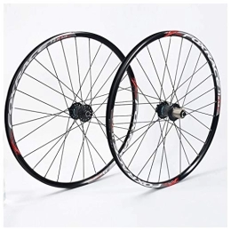 WRNM Spares Bicycle Wheelset 26inch Bike Wheelset, Double Wall MTB Rim Quick Release Disc Brake Sealed Bearings 8 9 10 11 Speed 28H (Color : D, Size : 26inch)