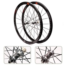 WRNM Spares Bicycle Wheelset 700CC Carbon Fiber Mountain Bike Wheel Set Tube Hub Road Bike Hub V / C Brake (Color : Silver)