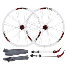 WRNM Mountain Bike Wheel Bicycle Wheelset Bike Wheelset 26 Inch, Double Wall MTB Bicycle Wheelset Quick Release Disc Brake Compatible 8 / 9 / 10 Speed (Color : B, Size : 26inch)