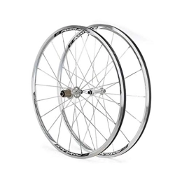 WRNM Mountain Bike Wheel Bicycle Wheelset Cycling Wheels 700c, Double Wall MTB Rim V-Brake Quick Release 20 Hole Disc 7 8 9 10 Speed Only 1560g Bike Wheelset (Color : B, Size : 700c)