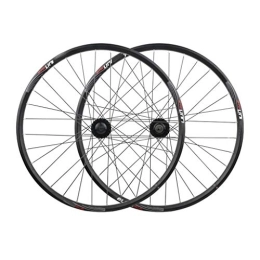 ZWB Spares Bicycle Wheelset Mountain Bike Wheels Double Wall MTB Rim Disc Brake Ultralight 20 inch 26 inch Alloy wheel Set Quick Release 7-speed 21-speed disc brake ( Color : Disc brake Wheel set , Size : 20in )