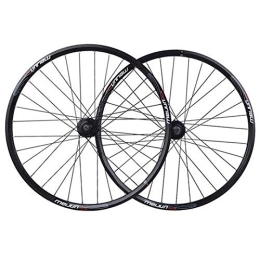 CTRIS Spares Bicycle Wheelset Mountain Bike Wheelset 26 MTB Bike Front And Rear Double Wall Alloy Rims Disc Brake Cassette Fiywheel Hub QR 7 / 8 / 9 / 10 Speed 32H (Color : B)