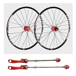 WRNM Mountain Bike Wheel Bicycle Wheelset MTB Cycling Wheels, 27.5" Bicycle Wheel Disc Brake Quick Release Double Wall Rims for 7 8 9 10 Speed Cassette (Color : A)