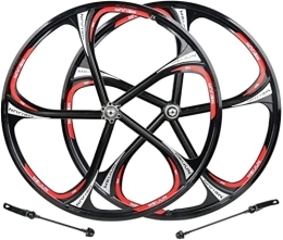 AWJ Spares Bike Front / Rear Wheel 26 inch, MTB wheelset Magnesium Alloy Rim Rotary hub Quick Release Disc Brake 8 9 10 Speed Wheel
