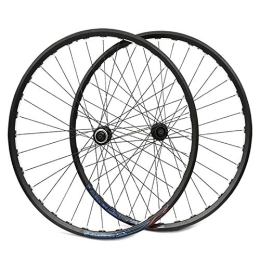Vests Spares Bike Front Wheel Rear Wheel, Bike Wheel 27.5 Inches Aluminum Alloy Double Deck Rim Compatible with 8 / 9 / 10 Speed Suitable for Bicycles Mountain Wheel Set