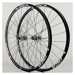 DYB Spares Bike Rim Mountain Bike Wheelset 26 / 27.5 / 29 Inch Disc Brake Bicycle Wheel Alloy Rim MTB 8-12 Speed With Straight Pull Hub 24 Holes Quick Release Axles Bicycle Accessory